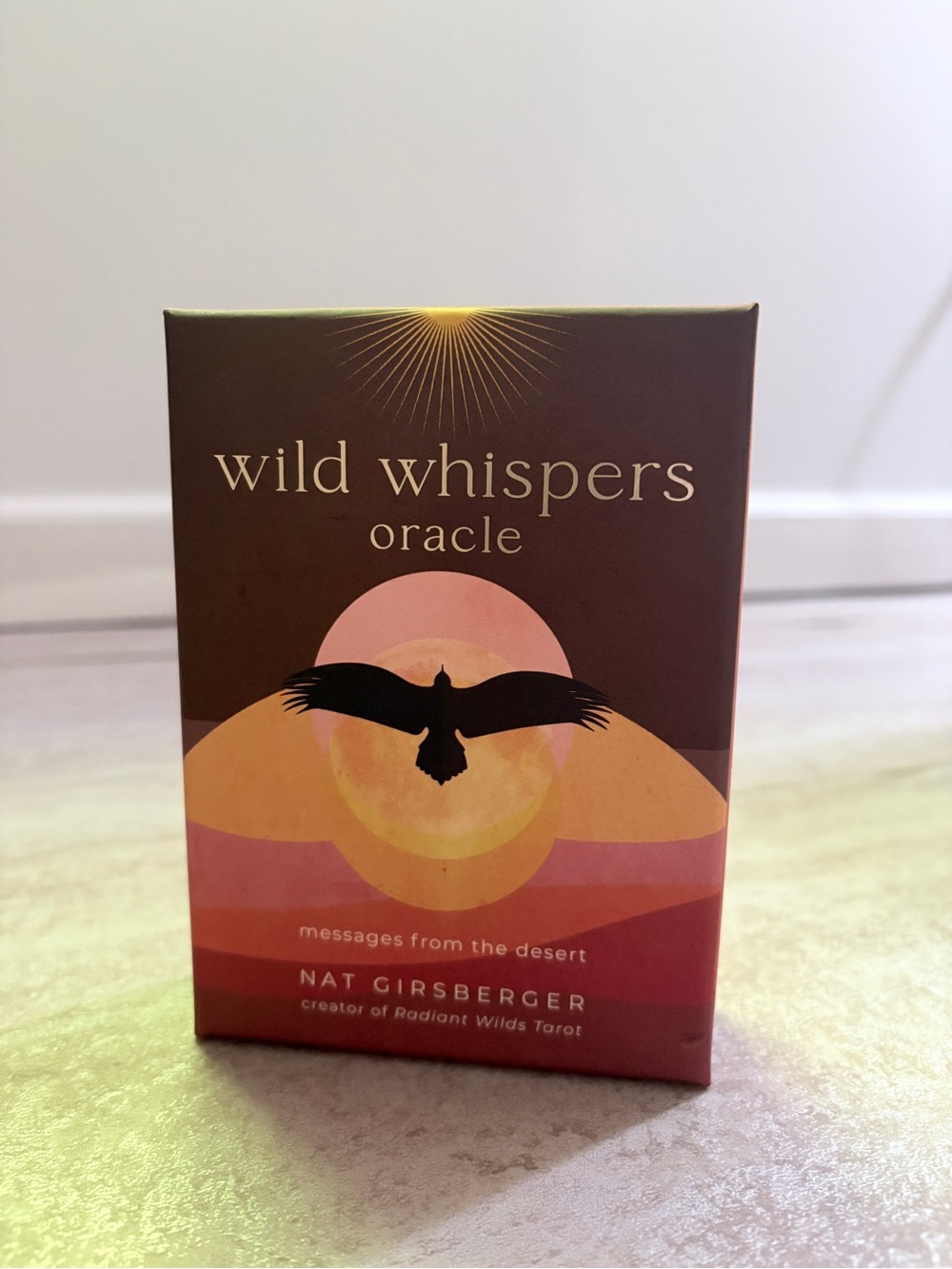 Wild Whispers Oracle Deck - Sunset Gradient Design